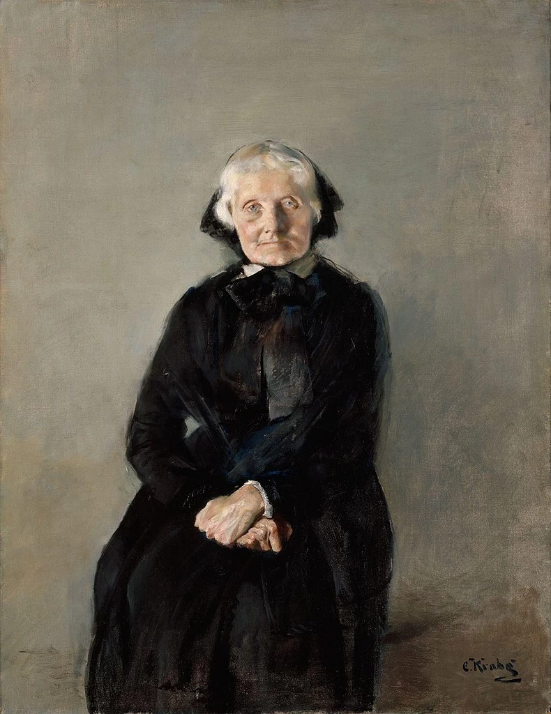 Ritratto di Marie Krohg, la zia dell'artista - Nasjonalmuseet for kunst, arkitektur og design, Oslo